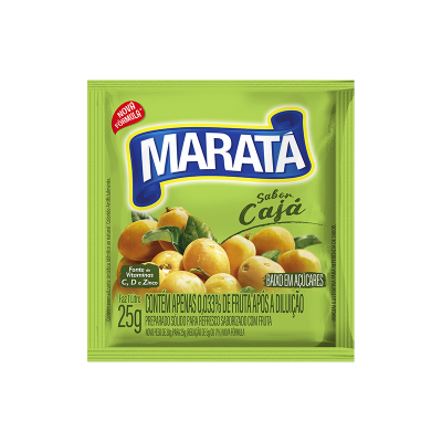 MARATÁ REFRESCO EM PÓ CAJA CX C/ 15UND DE 25G